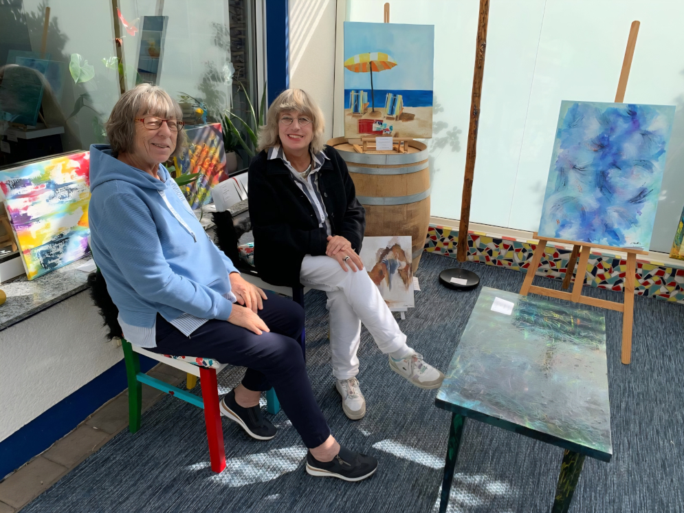Susanne Fritsch und Angela Roths im Gespräch